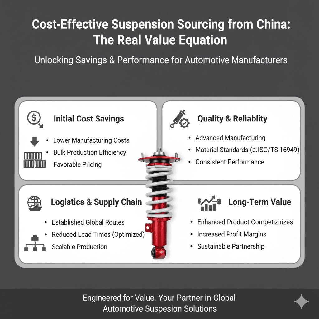 Cost-Effective China Suspension Source: Balancing Quality, Price, and Lead Time