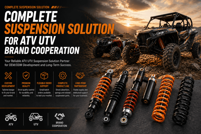 Complete Suspension Solution for ATV UTV Brand Cooperation