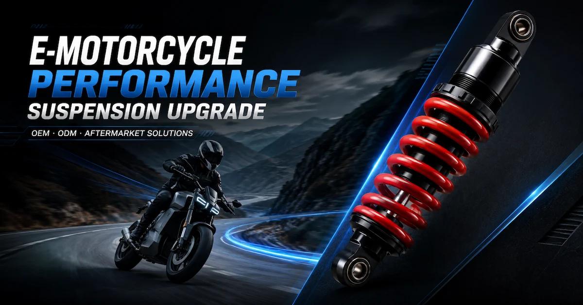 E-Motorcycle Performance Suspension Upgrade: A Guide for OEM and Aftermarket Buyers