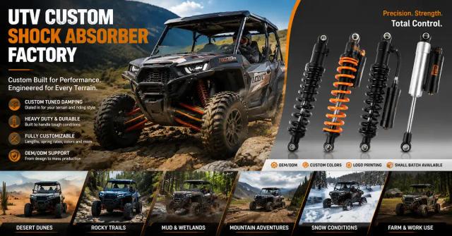 UTV Custom Shock Absorber Factory: A Complete Guide for OEM Buyers