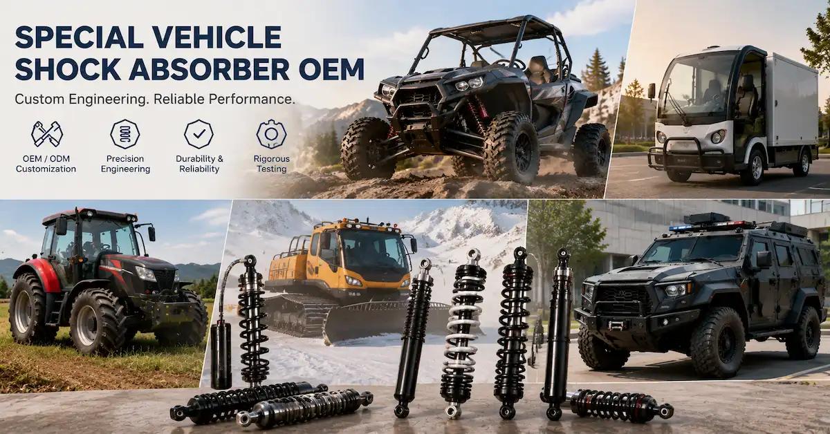 특수 차량 완충기 OEM: 엔지니어링 및 소싱 가이드