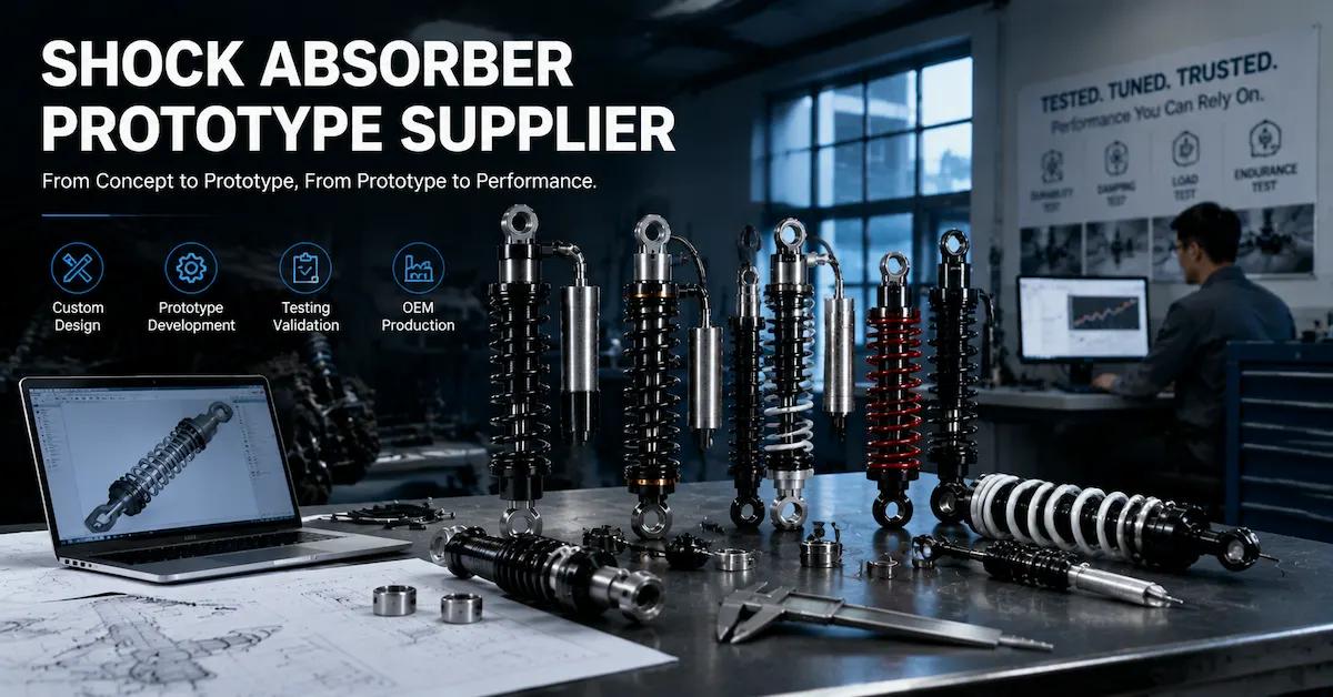 How a Shock Absorber Prototype Supplier Helps Reduce OEM Development Risks