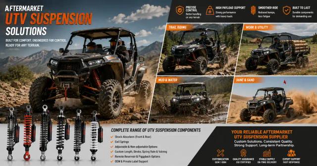 Aftermarket UTV Suspension Supplier: How Brands & Distributors Choose the Right Upgrade Partner