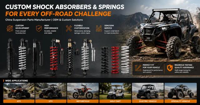 China Suspension Parts Manufacturer: Custom Shock Absorber & Spring Development Guide