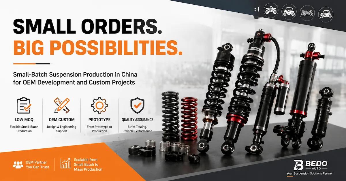 Can I Find a Suspension Manufacturer in China That Supports Small-Batch Production?