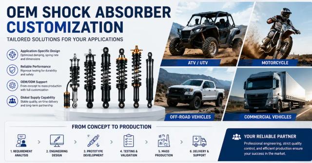 How OEM Shock Absorber Customization Works from Concept to Mass Production