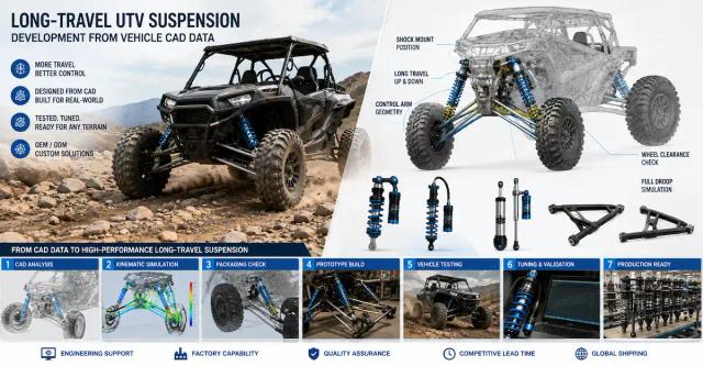Can a Factory Develop Long-Travel UTV Suspension From Vehicle CAD Data?