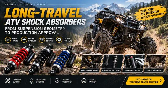 Long-Travel ATV Shock Absorbers: From Suspension Geometry to Production Approval