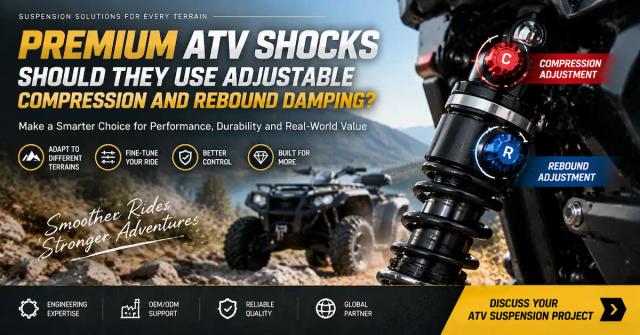 Premium ATV Shocks: When Adjustable Compression and Rebound Damping Add Value