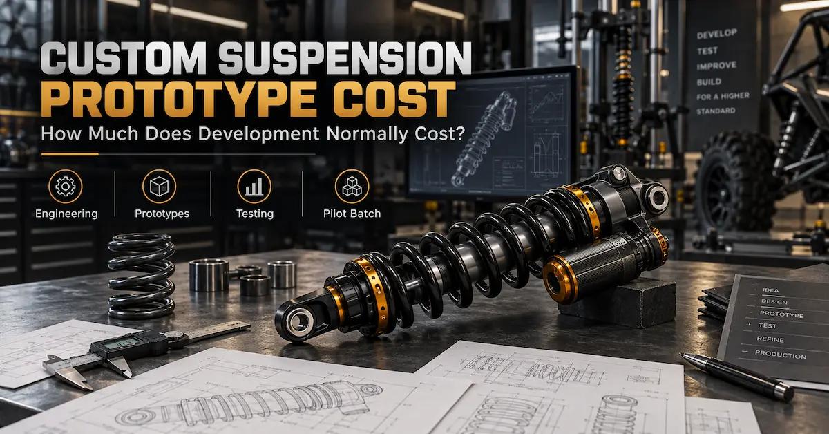 Costo de desarrollo del prototipo de suspensión personalizado: lo que pagan los compradores OEM antes de la producción