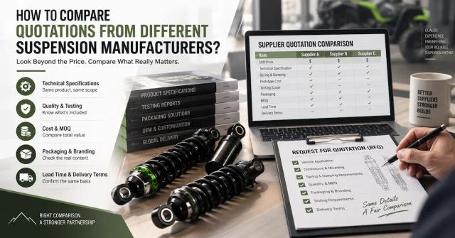 How to Compare Quotations from Different Suspension Manufacturers Without Choosing the Wrong Scope
