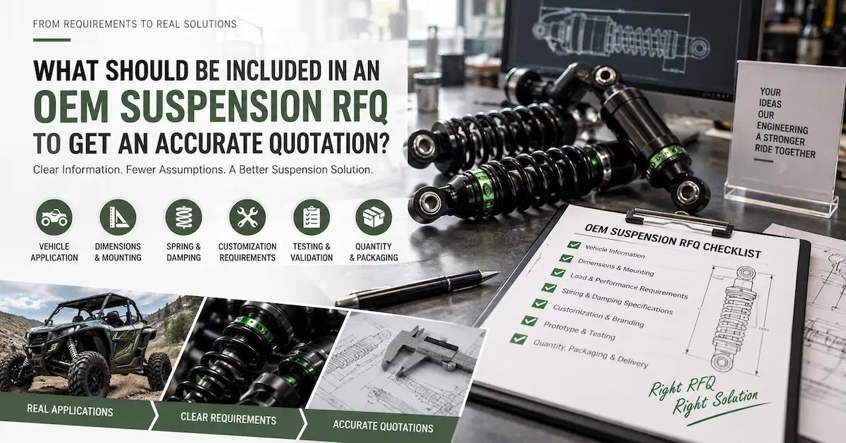What Should Be Included in an OEM Suspension RFQ to Get an Accurate Quotation?