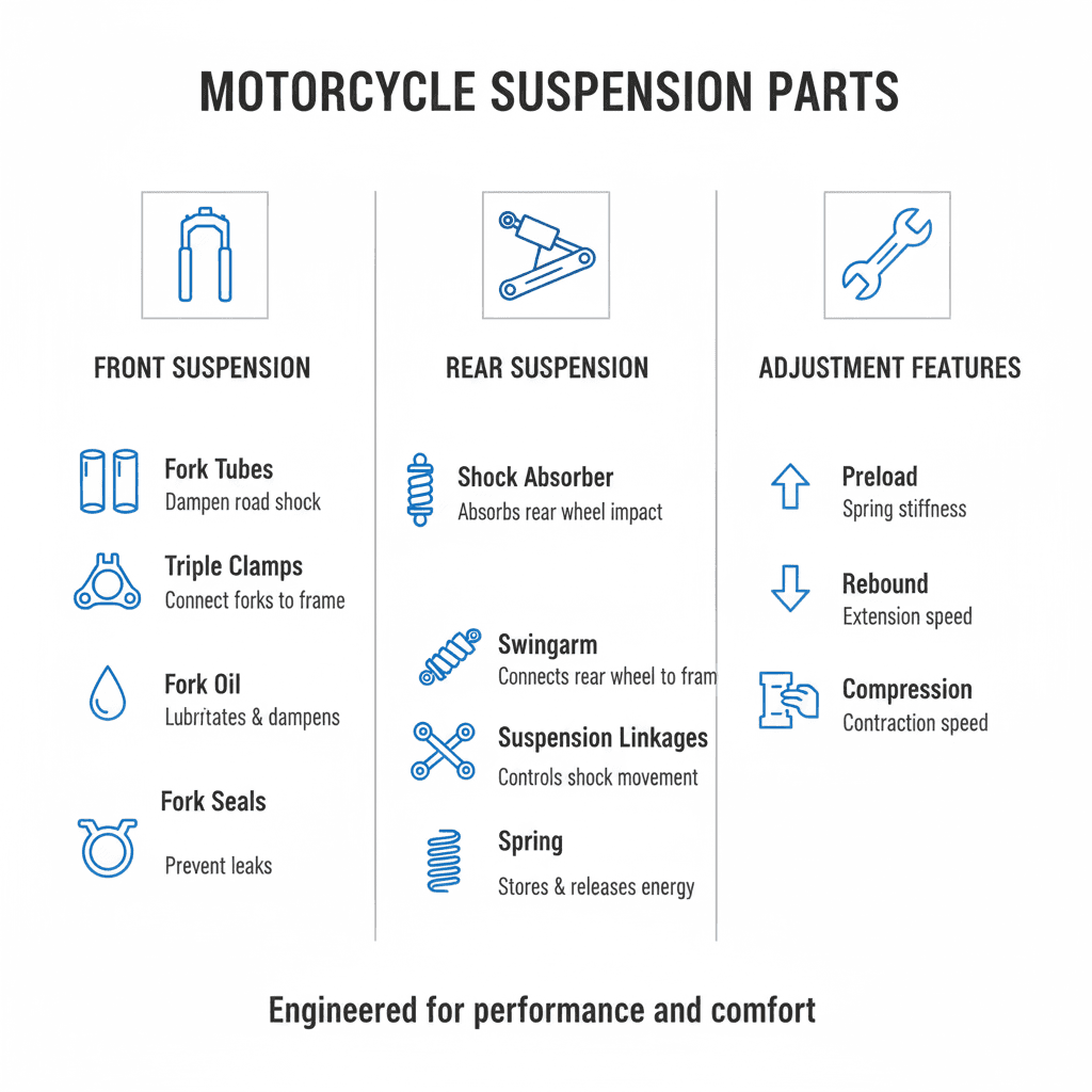 Audited Motorcycle Suspension Parts Maker: Verified Quality for Global Buyers