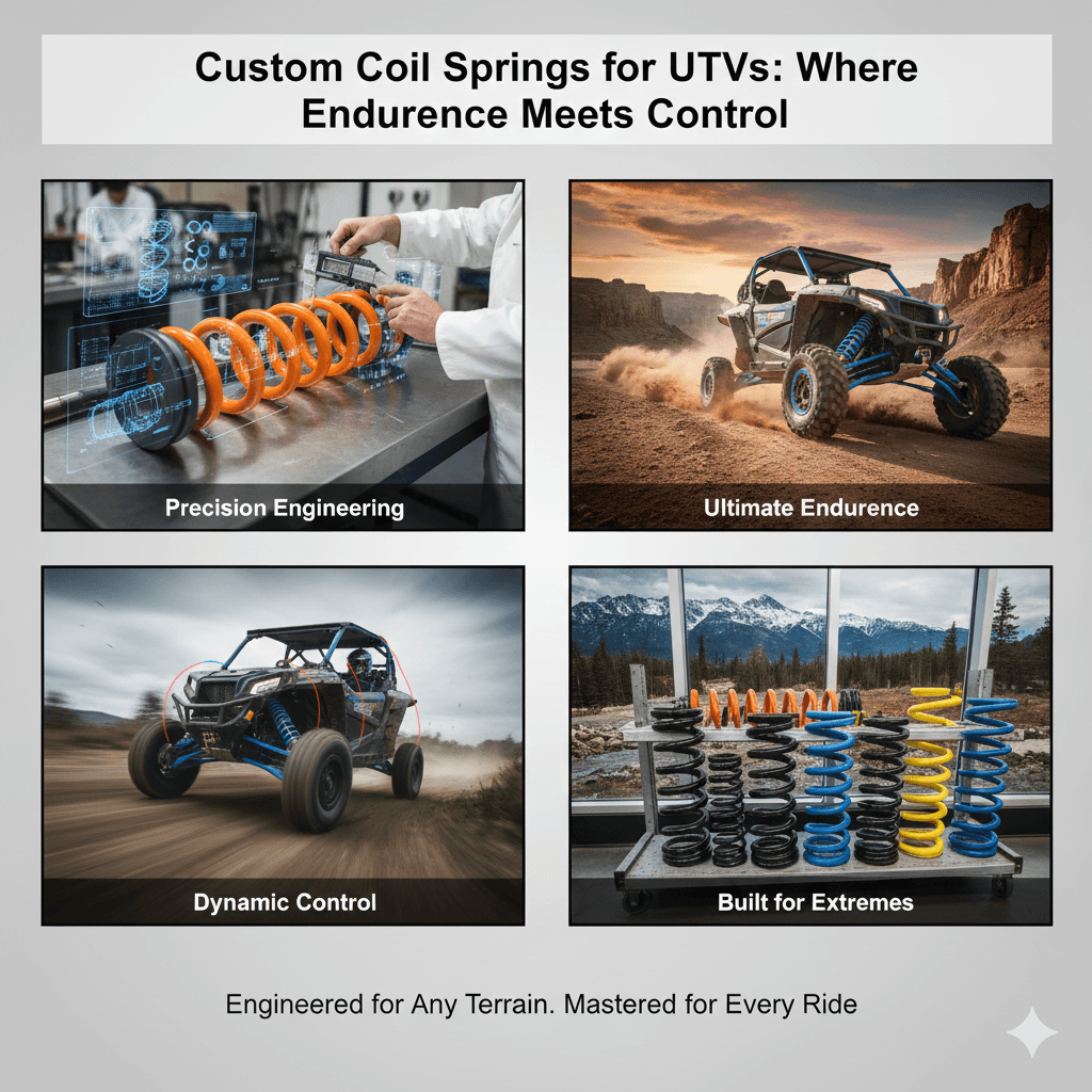 Tailored Coil Springs for UTVs: Balancing Load, Traction, and Comfort