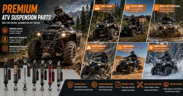 Premium ATV Suspension Parts: How Buyers Evaluate Quality, Performance & OEM Value