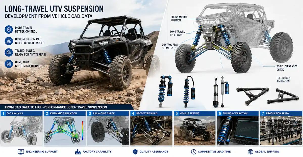 Can a Factory Develop Long-Travel UTV Suspension From Vehicle CAD Data?