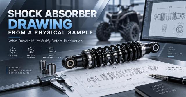 From Physical Sample to Shock Absorber Drawing: What Buyers Must Verify Before Production