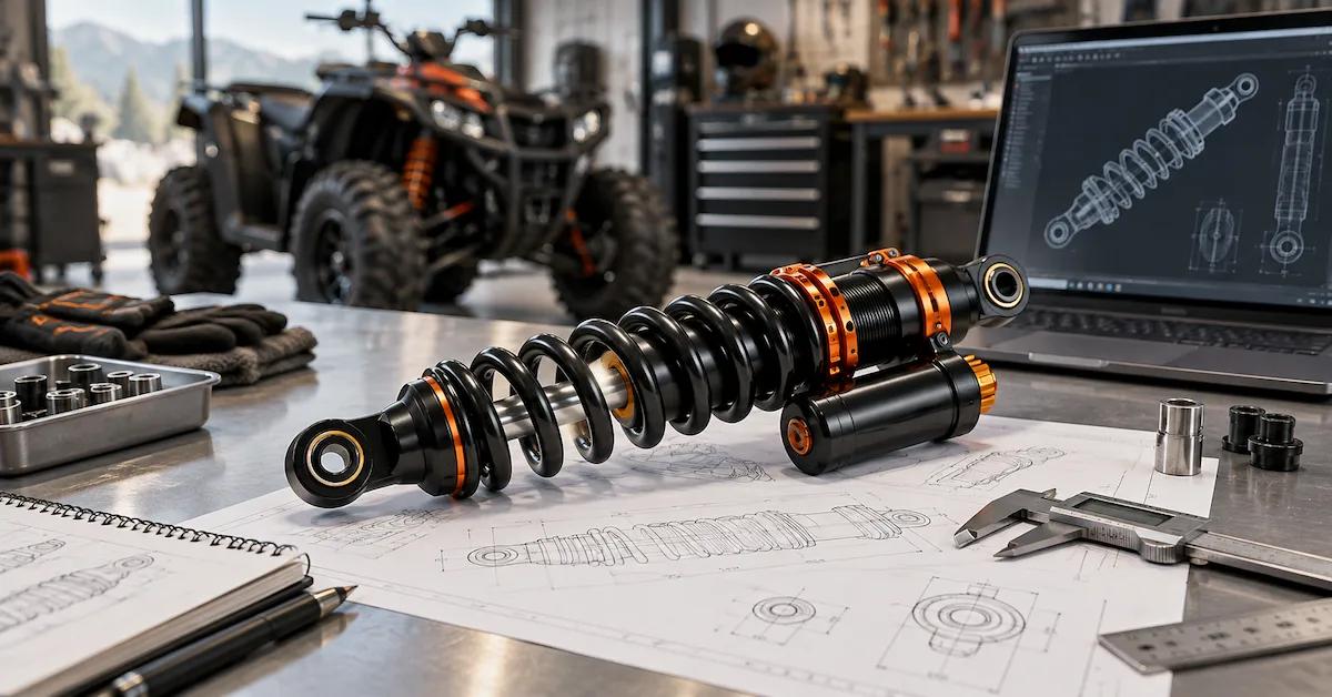 Shock Absorber Technical Drawing: Dimensions Buyers Must Confirm Before Prototyping