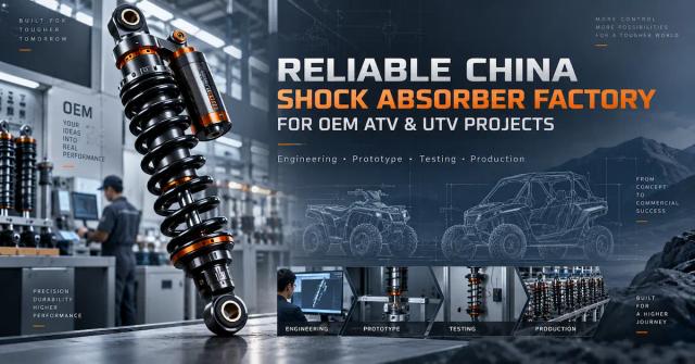 Who is a reliable China shock absorber factory for OEM ATV and UTV projects?