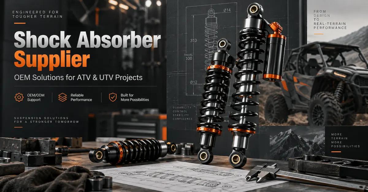Как выбрать надежного поставщика амортизаторов для OEM-проектов квадроциклов и мотовездеходов