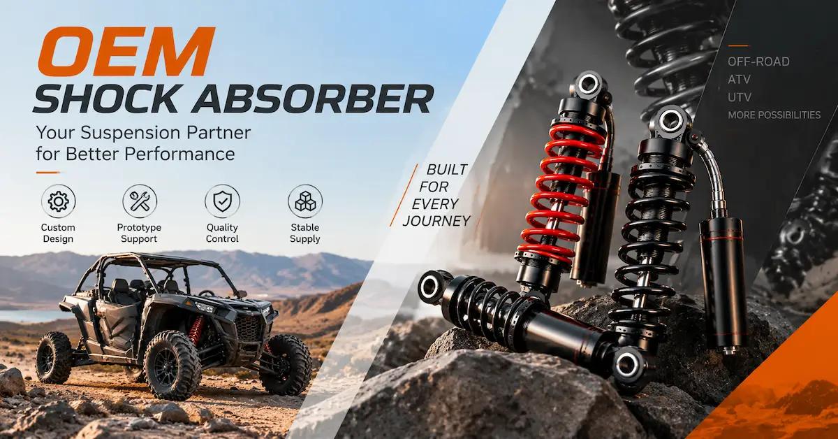 How to Choose an OEM Shock Absorber Supplier for ATV and UTV Projects