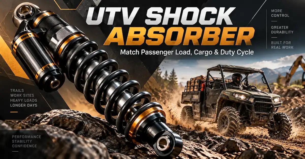 UTV Shock Absorber Guide: How to Match Passenger Load, Cargo & Duty Cycle