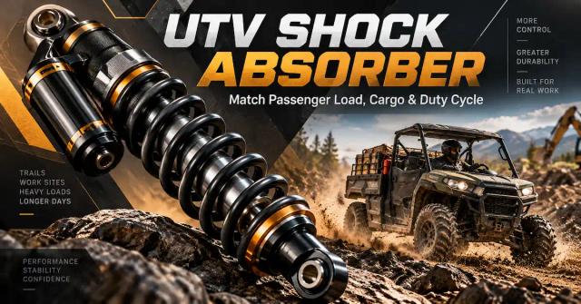 UTV Shock Absorber Guide: How to Match Passenger Load, Cargo & Duty Cycle