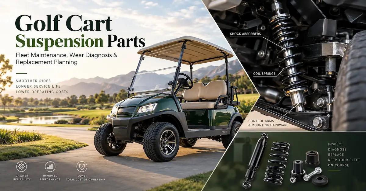 Golf Cart Suspension Parts: A B2B Guide to Fitment, SKU Planning & Quality Control