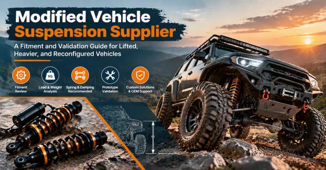 Modified Vehicle Suspension Supplier: A Fitment and Validation Guide for Lifted, Heavier, and Reconfigured Vehicles