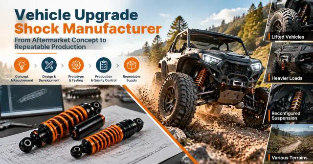 Vehicle Upgrade Shock Manufacturer: From Aftermarket Concept to Repeatable Production