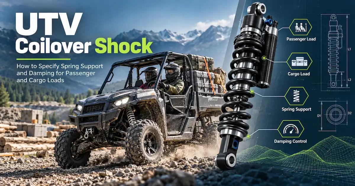 UTV Coilover Shock: How to Specify Spring Support and Damping for Passenger and Cargo Loads