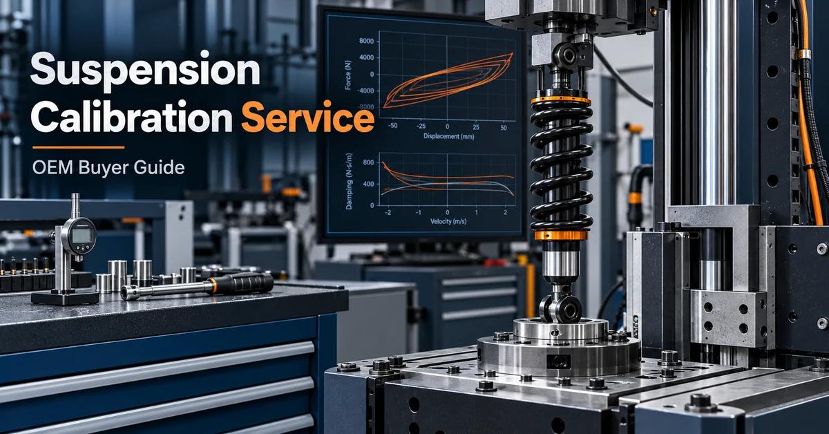 Suspension Calibration Service: How OEM Buyers Turn Vehicle Data into a Repeatable Shock Setup